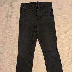 GAP true skinny black jeans